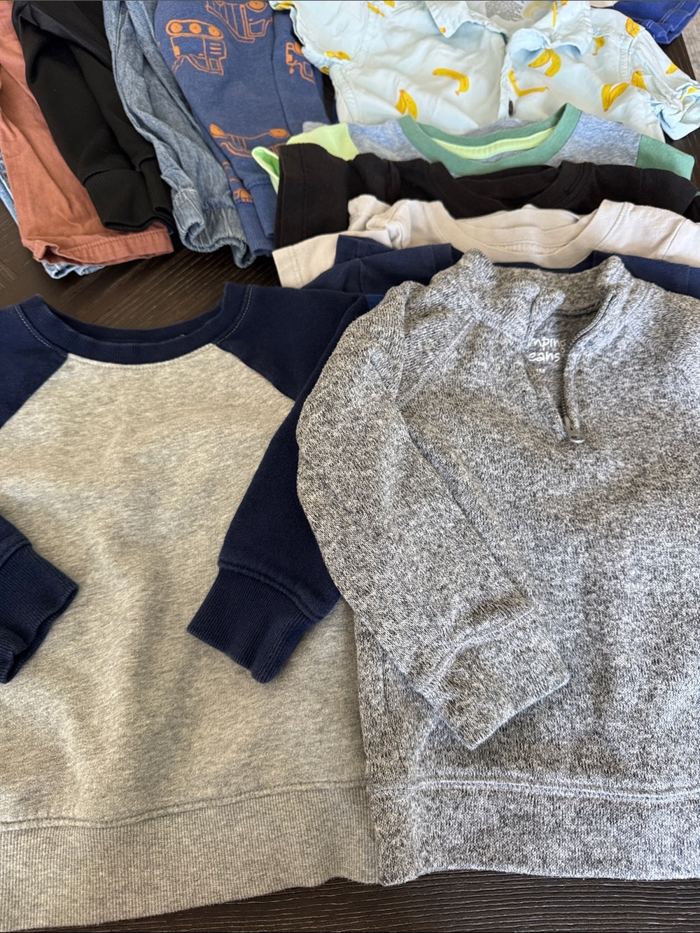 Toddler Boy Clothes Bundle 2T Gap Nike Crewcuts Cat & Jack 19 Piece Fall School - Picture 2 of 9